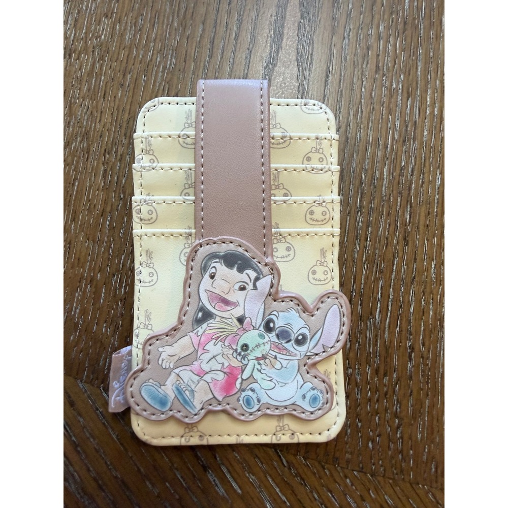 Loungefly Disney Lilo and Stitch Lilo Stitch Scrump Card Holder Wallet ID Window